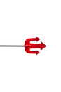Rouge Garments - Leather Devil's Riding Crop - Red - Stag Shop