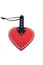 Rouge Garments - Leather Heart Paddle - Red/Black - Stag Shop
