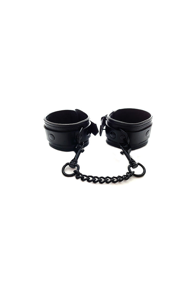 Rouge Garments - Leather Wrist Cuffs - Black - Stag Shop