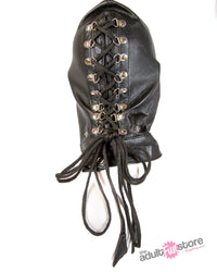 Rouge Garments - Leather Fly Trap Mask - Black - Stag Shop