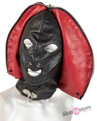 Thumbnail for Rouge Garments - Leather Fly Trap Mask - Black - Stag Shop