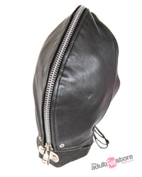 Thumbnail for Rouge Garments - Leather Fly Trap Mask - Black - Stag Shop