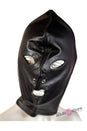 Rouge Garments - Leather Mask with Lace up Back - Black - Stag Shop
