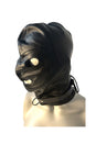 Rouge Garments - Leather Mask With D-Ring & Lockable Buckle Strap - Stag Shop