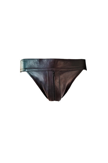 Rouge Garments - Leather Zip Jock - Assorted Sizes - Stag Shop