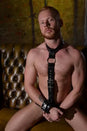Rouge Garments - Leather Neck to Wrist Restraint - Black - Stag Shop