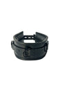 Rouge Garments - Padded Leather Collar with D-Rings & Lockable Strap - Stag Shop