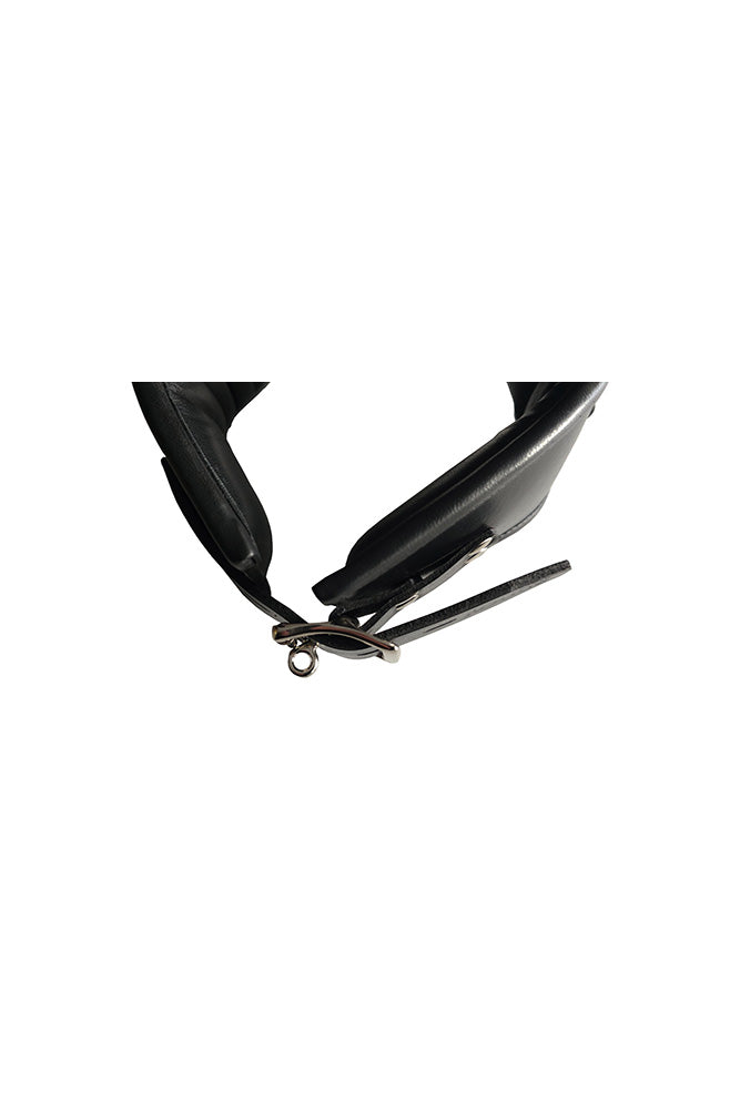 Rouge Garments - Padded Leather Posture Collar - Black - Stag Shop