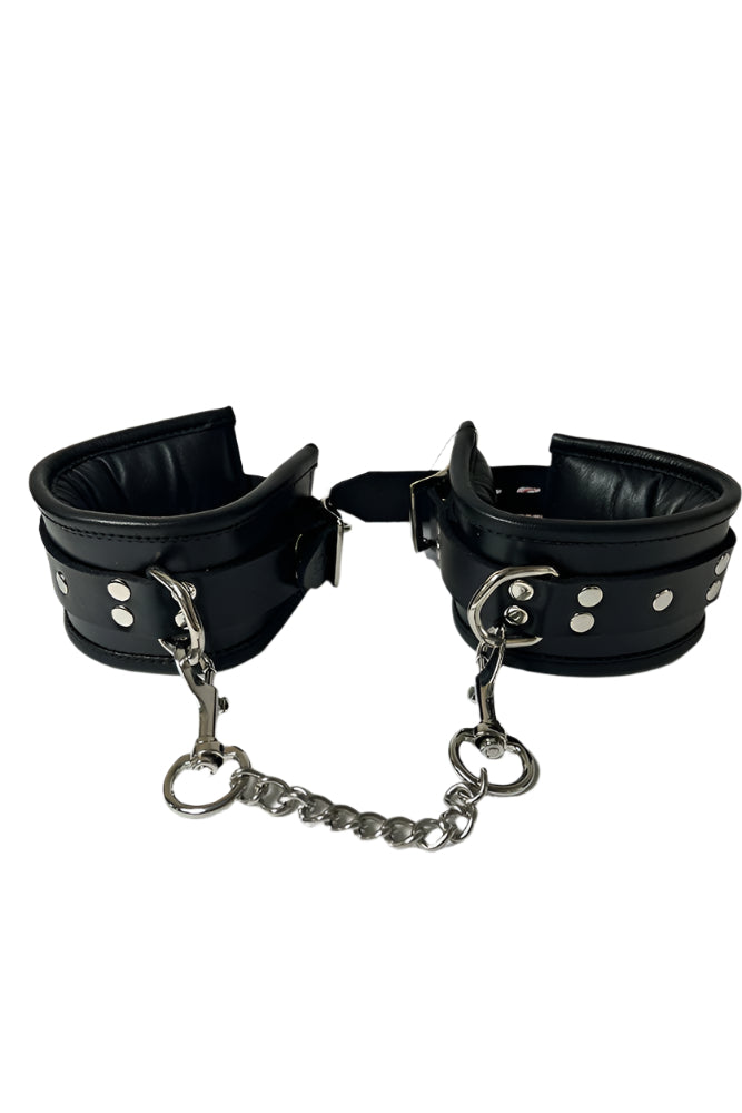 Rouge Garments - Padded Leather Wrist Cuffs - Stag Shop