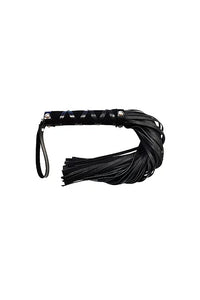 Thumbnail for Rouge Garments - Short Leather Flogger with Studded Handle - Stag Shop