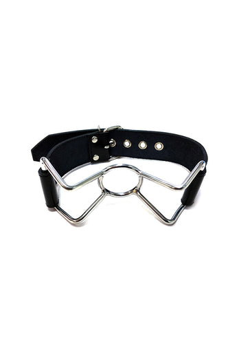 Rouge Garments - Leather Spider Gag - Black/Silver - Stag Shop