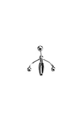 Rouge Garments - Stainless Steel Beaded Urethral Sound with Stopper - Stag Shop