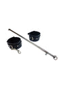 Rouge Garments - Adjustable Steel Leg Spreader Bar with Leather Cuffs -Black - Stag Shop