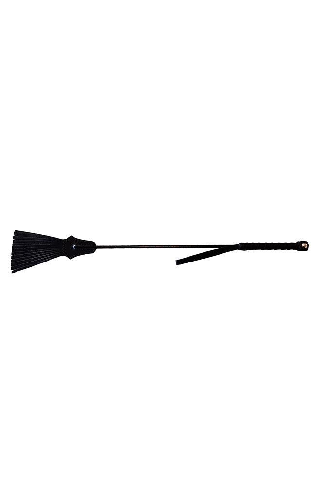Rouge Garments - Tasseled Leather Riding Crop - Black - Stag Shop