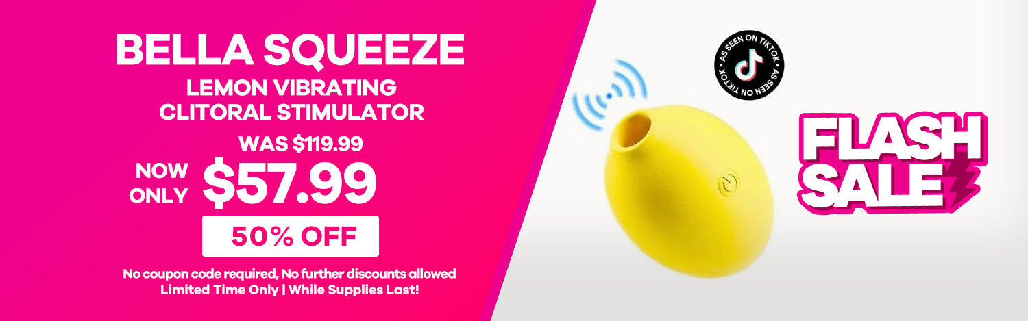 Bella Squeeze Lemon Vibrating Clitoral Stimulator