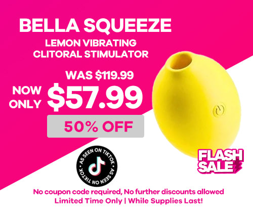 Bella Squeeze Lemon Vibrating Clitoral Stimulator