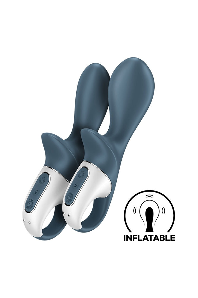 Satisfyer - Air Pump Booty 2 Inflatable Anal Vibrator - Black - Stag Shop