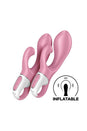 Satisfyer - Air Pump Bunny 2 Inflatable Rabbit Vibrator - Pink - Stag Shop
