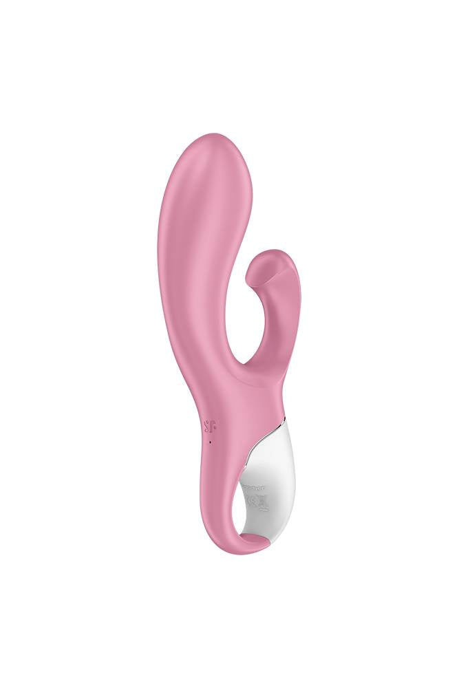 Satisfyer - Air Pump Bunny 2 Inflatable Rabbit Vibrator - Pink - Stag Shop
