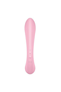Thumbnail for Satisfyer - Triple Oh 2-in-1 Wand & Rabbit Vibrator - Pink - Stag Shop
