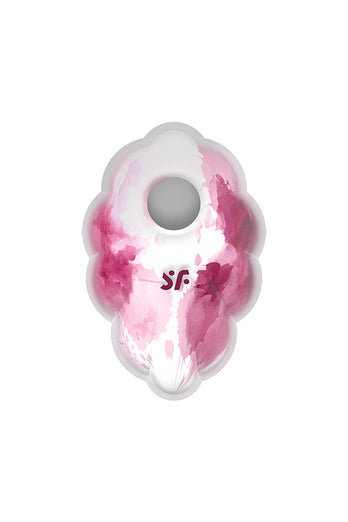 Satisfyer - Cloud Dancer Air Pulse Vibrator - White/Pink - Stag Shop
