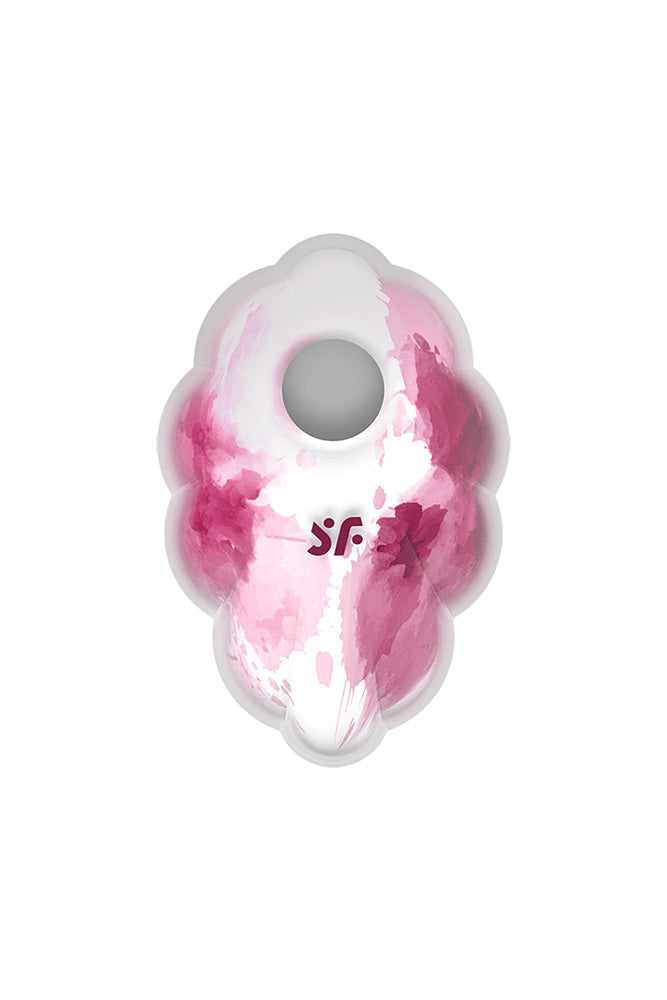 Satisfyer - Cloud Dancer Air Pulse Vibrator - White/Pink - Stag Shop