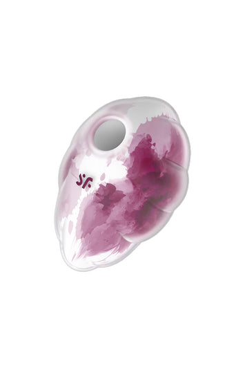 Satisfyer - Cloud Dancer Air Pulse Vibrator - White/Pink - Stag Shop