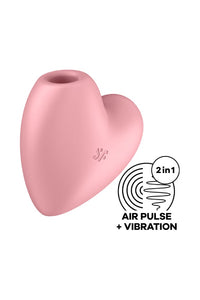Thumbnail for Satisfyer - Cutie Heart  Air Pulse Clitoral Stimulator - Pink - Stag Shop