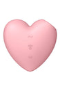 Satisfyer - Cutie Heart  Air Pulse Clitoral Stimulator - Pink - Stag Shop