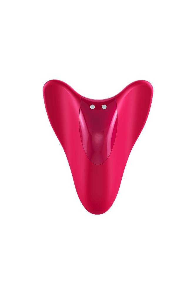 Satisfyer - High Fly - Silicone Finger Vibrator - Red - Stag Shop