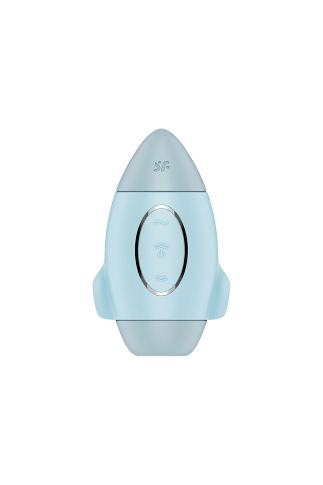 Satisfyer - Mission Control Air Pulse Clitoral Stimulator With Vibration - Blue - Stag Shop