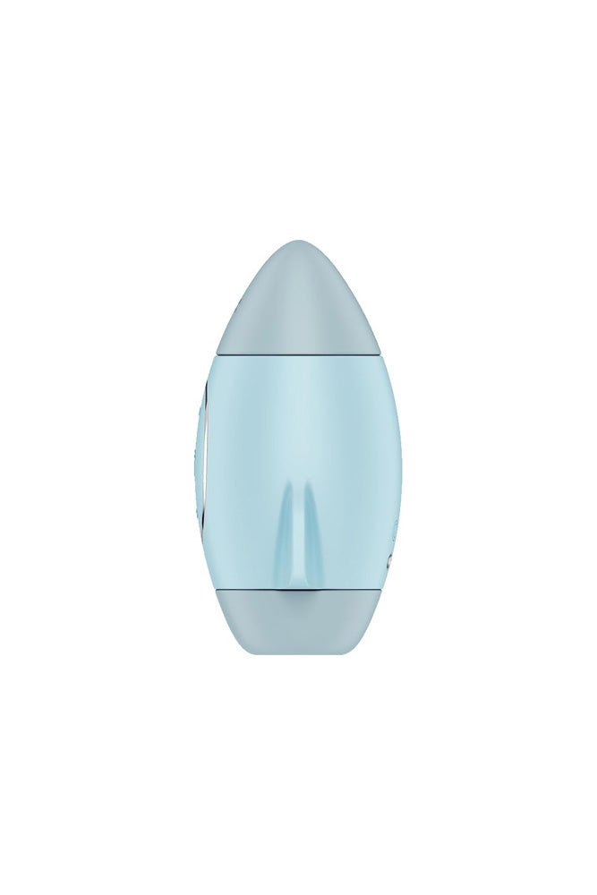 Satisfyer - Mission Control Air Pulse Clitoral Stimulator With Vibration - Blue - Stag Shop