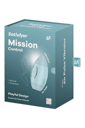 Satisfyer - Mission Control Air Pulse Clitoral Stimulator With Vibration - Blue - Stag Shop