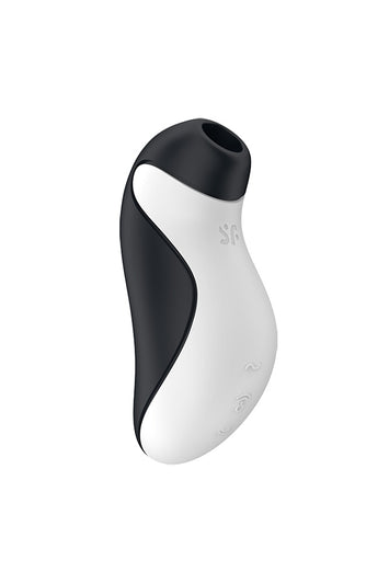 Satisfyer - Orca Air Pulse Clitoral Stimulator with Vibration - Black/White - Stag Shop