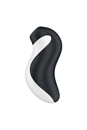 Satisfyer - Orca Air Pulse Clitoral Stimulator with Vibration - Black/White - Stag Shop