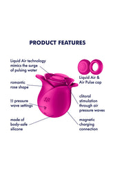 Satisfyer - Pro 2 Modern Blossom Air Pulse Stimulator - Pink - Stag Shop