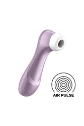 Satisfyer - Pro 2 Generation 2 Air Pulse Clitoral Stimulator - Violet - Stag Shop