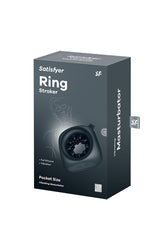 Satisfyer - Ring Stroker With Vibration - Black - Stag Shop