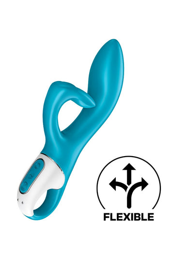 Satisfyer - Embrace Me Rabbit Vibrator - Turquoise - Stag Shop