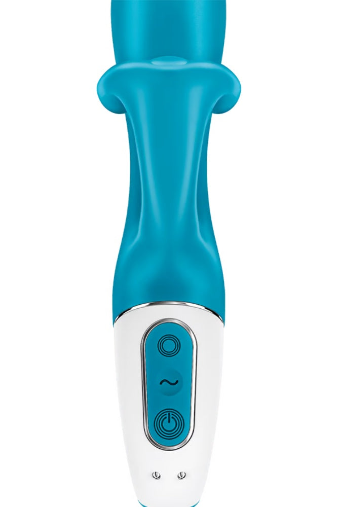 Satisfyer - Embrace Me Rabbit Vibrator - Turquoise - Stag Shop