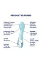 Satisfyer - Air Pump Inflatable Vibrator 5+ with App Control - Blue - Stag Shop