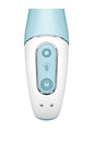 Satisfyer - Air Pump Inflatable Vibrator 5+ with App Control - Blue - Stag Shop