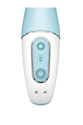 Satisfyer - Air Pump Inflatable Vibrator 5+ with App Control - Blue - Stag Shop