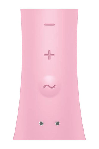 Satisfyer - Triple Oh 2-in-1 Wand & Rabbit Vibrator - Pink - Stag Shop