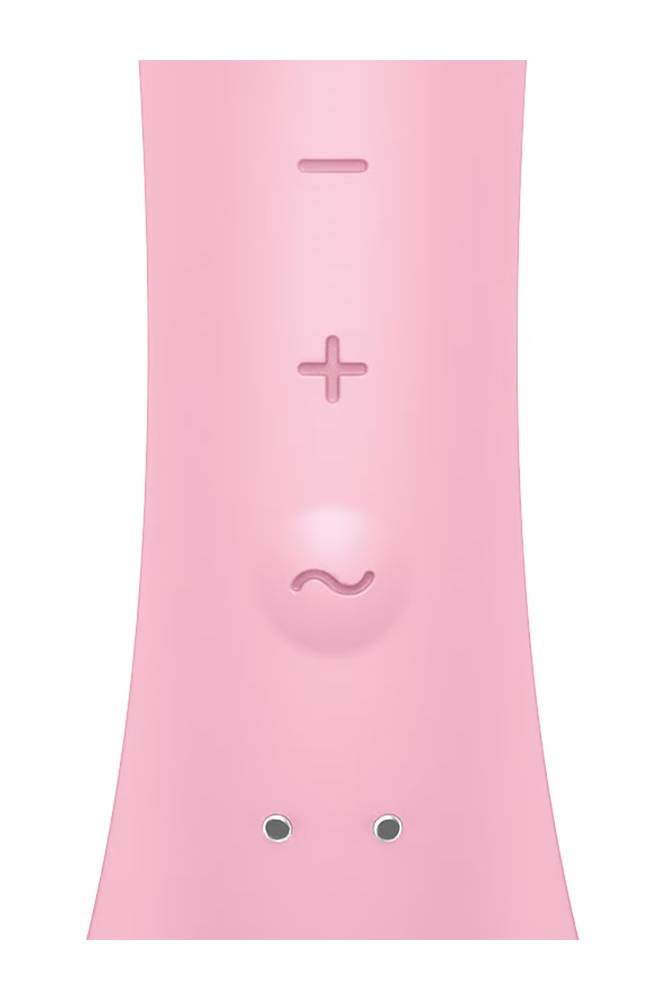 Satisfyer - Triple Oh 2-in-1 Wand & Rabbit Vibrator - Pink - Stag Shop