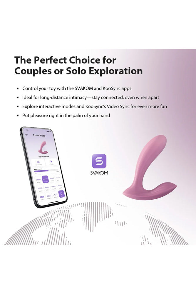 Svakom - Erica App Control Wearable Vibrator - Stag Shop