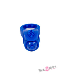 Thumbnail for Screaming O - PrimO - Apex Vibrating Cock Ring - Blue - Stag Shop