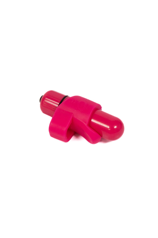Screaming O - Fing O Slim 4B Vibrating Finger Bullet - Strawberry - Stag Shop