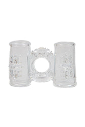 Screaming O - Double Wammy 4B Dual Vibrating Cock Ring - Blueberry - Stag Shop