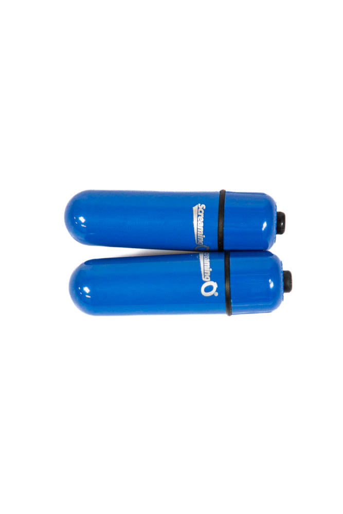 Screaming O - Double Wammy 4B Dual Vibrating Cock Ring - Blueberry - Stag Shop